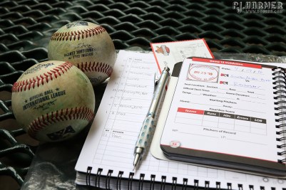 Stamped in, lineups down, and two batting practice balls! 
