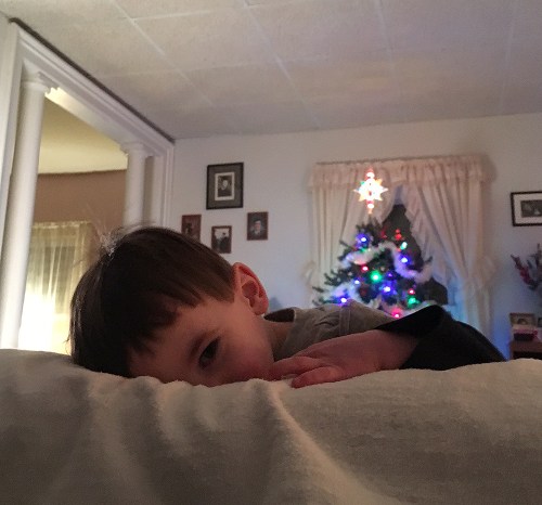 Peeking!