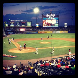Coca-Cola Park is a great place to watch a game. 